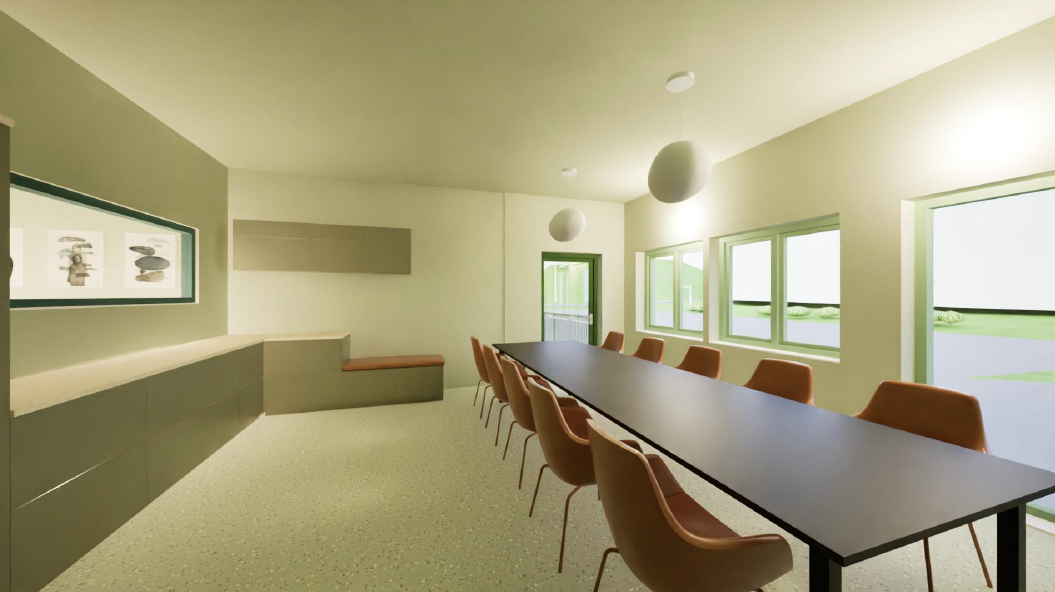 Møterom og lunsjrom